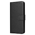 Miniatyrbillede 6 af 7: SKALO iPhone 15 Plus Flip Cover m. pung i PU-læder - Sort Black