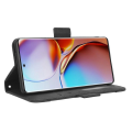Pikkukuva 3 / 9: SKALO Motorola Edge 40 Pro 5G 6-lokeroa Lompakkokotelo - Musta Black