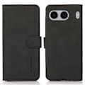 Miniatyrbillede 1 af 8: SKALO OnePlus Nord 4 KHAZNEH Pungetui i PU-læder - Sort Black