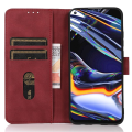 Pikkukuva 2 / 8: SKALO Motorola Moto G73 5G KHAZNEH Lompakkokotelo PU-nahasta - Punainen Red