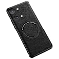 Miniatyrbillede 1 af 9: SKALO OnePlus Nord 3 5G / Ace 2V PU læder hybrid magnetisk ring Cover - Sort Black