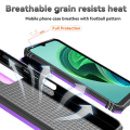 Miniatyrbillede 8 af 9: SKALO Xiaomi Redmi 13C 4G Armor Hybrid Metal Ring Camera Slider - Lilla Purple