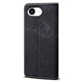 Pikkukuva 6 / 7: SKALO iPhone 16e Jeans Lompakkokotelo - Musta Black