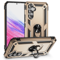 Miniatyrbillede 1 af 7: SKALO Samsung A54 5G Armor Hybrid metal ring cover - Guld Gold