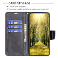 Miniatyrbillede 3 af 6: SKALO Google Pixel 7a Flip Cover m. pung i PU-læder - Sort Black