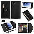 Miniatyrbillede 10 af 10: SKALO Samsung S24 Ultra Evelope Clutch 8-RUM - Sort Black