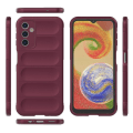 Miniatyrbild 7 av 7: SKALO Samsung A14 4G/5G Rugged Bumpers TPU-Skal Vin, röd