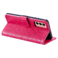 Miniatyrbild 4 av 6: SKALO Samsung A14 4G/5G Mandala Plånboksfodral - Cerise Cerise