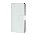 Miniatyrbillede 2 af 4: SKALO Samsung A20e Flip Cover m. Pung i Ægte Læder - Vælg farve White