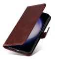 Pikkukuva 6 / 9: SKALO Samsung S24+ PU-nahkainen Lompakkokotelo - Valitse väri Brown