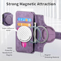 Pikkukuva 7 / 11: SKALO Samsung S25 CASENEO MW-03 Lompakkokotelo - Violetti Purple