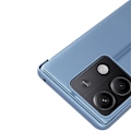 Pikkukuva 6 / 7: SKALO Xiaomi Redmi Note 13 5G Clear View Lompakkokotelo - Kulta Gold