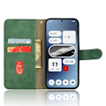 Miniatyrbild 2 av 6: SKALO Nothing Phone (2a) Plus Matt PU-Läder Plånboksfodral - Grön Grön