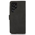 Miniatyrbillede 7 af 7: SKALO Samsung S24 Ultra KHAZNEH Pungetui i PU-læder - Sort Black