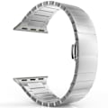 Miniatyrbillede 4 af 4: SKALO Metalarmbånd "Flat" Apple Watch SE 40mm - Vælg farve Silver