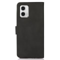 Pikkukuva 8 / 8: SKALO Motorola Moto G73 5G KHAZNEH Lompakkokotelo PU-nahasta - Musta Black