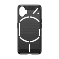 Miniatyrbild 3 av 3: SKALO Nothing Phone (1) Armor Carbon Stöttåligt TPU-skal - Fler färger Svart
