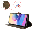 Miniatyrbild 4 av 7: SKALO Sony Xperia 5 V Premium Mini Romb Plånboksfodral - Brun Brun