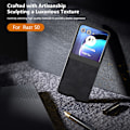 Miniatyrbillede 3 af 6: SKALO Motorola Razr 50 5G ABEEL PU læder Fold Cover - Sort Black