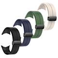 Miniatyrbillede 1 af 5: SKALO Silikonearmbånd metallspænde Google Pixel Watch / Pixel Watch 2 - Vælg farve White