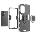 Pikkukuva 4 / 6: SKALO OnePlus Nord CE 3 Lite 5G Armor Hybridi metallirengas kuori - Musta Black