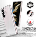 Miniatyrbild 5 av 11: SKALO Samsung Z Fold6 TPU Clear Hybrid Skal - Transparent Transparent