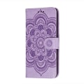Miniatyrbild 3 av 10: SKALO Samsung S21 FE Mandala Plånboksfodral - Lila Lila