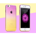 Miniatyrbild 8 av 9: Gradient färgade Silikon TPU-Skal till iPhone 6/6S - Olika färger MultiColor Grön/Gul