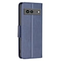 Miniatyrbillede 6 af 6: SKALO Google Pixel 7a Flip Cover m. pung i PU-læder - Blå Blue