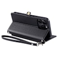Miniatyrbillede 4 af 11: SKALO iPhone 16 Pro Max Evelope Clutch 5-RUM - Sort Black