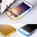 Pikkukuva 4 / 10: Gradient färgade Silikon TPU-Skal till iPhone 6/6S - Olika färger MultiColor Gul/Lila