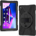 Miniatyrbild 3 av 11: SKALO Lenovo Tab M10 (Gen 3) Extra Stöttåligt Armor Shockproof Skal - Svart Svart