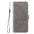 Pikkukuva 2 / 7: SKALO Samsung A04s 4G Mandala lompakkokotelo - Harmaa Grey