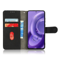 Pikkukuva 2 / 7: SKALO Motorola Edge 30 Neo 5G Matt PU Nahka lompakkokotelo - Musta Black