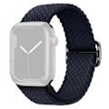 Miniatyrbild 2 av 2: SKALO Flätat tygarmband Apple Watch Series 4-6 44mm - Fler färger Mörkgrå