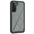 Miniatyrbillede 3 af 8: SKALO Samsung S22+ Shockproof Clear Hybrid Skal - Svart Black