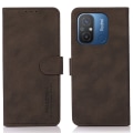 Miniatyrbillede 1 af 8: SKALO Xiaomi Redmi 12C 4G KHAZNEH Pungetui i PU-læder - Brun Brown