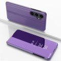 Miniatyrbillede 2 af 8: SKALO Samsung S23 FE Clear View Flip Cover - Lilla Purple