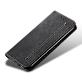Miniatyrbild 4 av 6: SKALO iPhone 16 Pro Max Jeans Plånboksfodral - Svart Svart