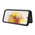 Miniatyrbillede 3 af 8: SKALO Motorola Moto G53 5G Carbon Fiber Pungetui - Sort Black