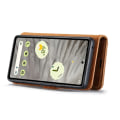 Pikkukuva 3 / 10: DG MING Google Pixel 8a 2-in-1 magneetti lompakkokotelo - Ruskea Brown