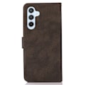 Miniatyrbillede 7 af 8: SKALO Samsung S24 FE KHAZNEH Pungetui i PU-læder - Brun Brown