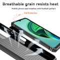 Miniatyrbillede 8 af 9: SKALO Xiaomi Redmi 13C 4G Armor Hybrid Metal Ring Camera Slider - Sort Black