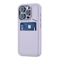 Miniatyrbild 2 av 11: DUX DUCIS iPhone 16 Pro Max Rafi II Series Skal med Korthållare - Lila Lila