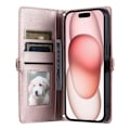 Pikkukuva 2 / 11: SKALO iPhone 16 Pro Max Evelope Clutch 5-Lokeroa - Ruusukulta Pink gold