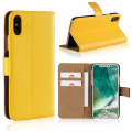 Miniatyrbillede 6 af 11: SKALO iPhone X/XS Flip Cover m. Pung i Ægte Læder - Vælg farve White
