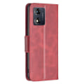 Pikkukuva 7 / 7: SKALO Motorola Moto E13 4G Lompakkokotelo PU-nahkaa - Punainen Red
