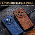 Miniatyrbillede 5 af 7: SKALO Xiaomi Redmi 14C AZNS PU læder Cover - Sort Black