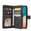Miniatyrbild 4 av 10: SKALO Samsung A53 5G Big Wallet 17-FACK Plånboksfodral - Svart Svart
