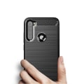 Miniatyrbillede 3 af 6: Stöttåligt Armor Carbon TPU-skal Xiaomi Redmi Note 8T Black